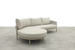 Taste Catalana organische loungebank chaise longue (rechts) - Latte OP=OP