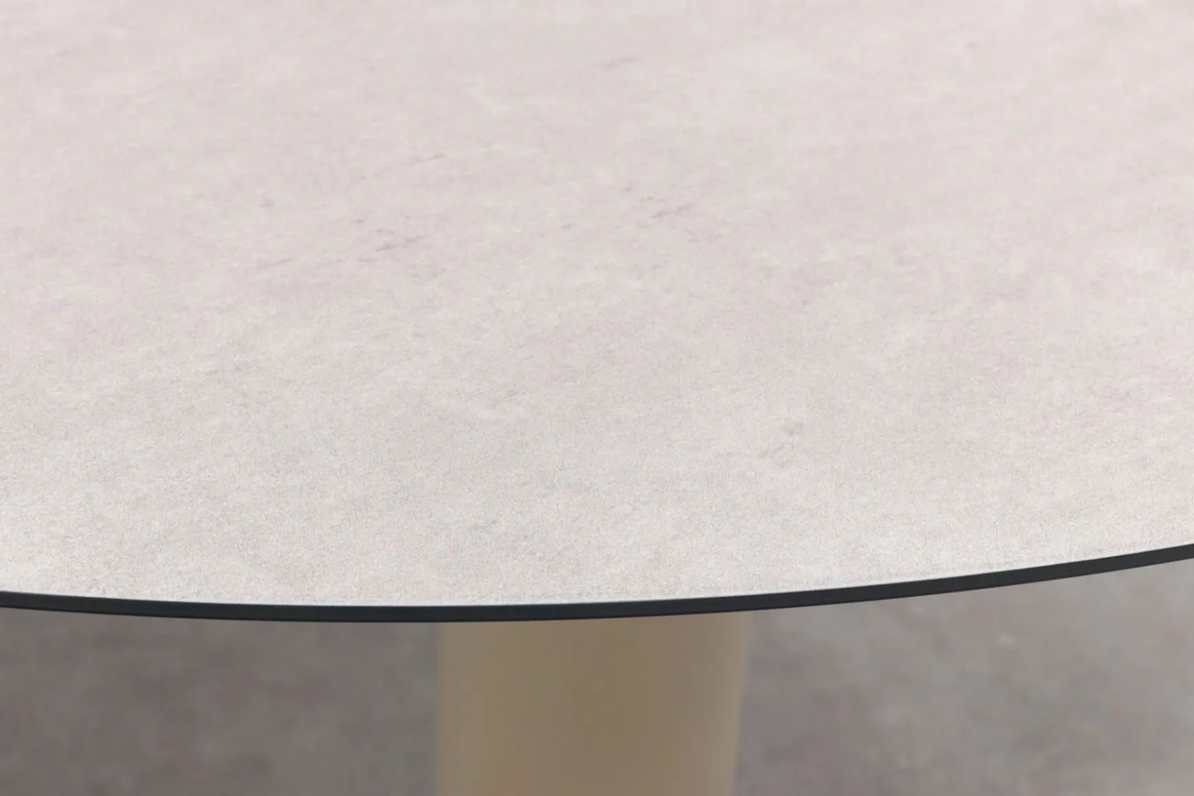 Taste Donato low dining tuintafel Ø160 cm. - Latte