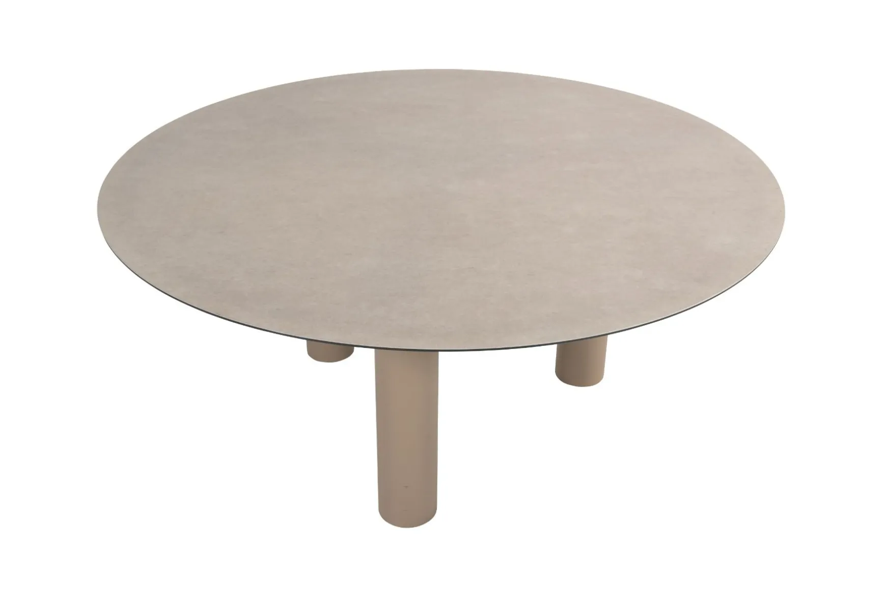 Taste Donato low dining tuintafel Ø160 cm. - Latte