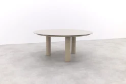 Taste Donato low dining tuintafel Ø160 cm. - Latte