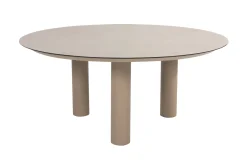 Taste Donato low dining tuintafel Ø160 cm. - Latte