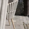 Taste Eva/Manolo 6-persoons Deens ovale dining tuinset 240x103 cm. - Latte