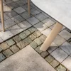 Taste Eva/Manolo 4-persoons Deens ovale dining tuinset 180x95 cm. - Latte