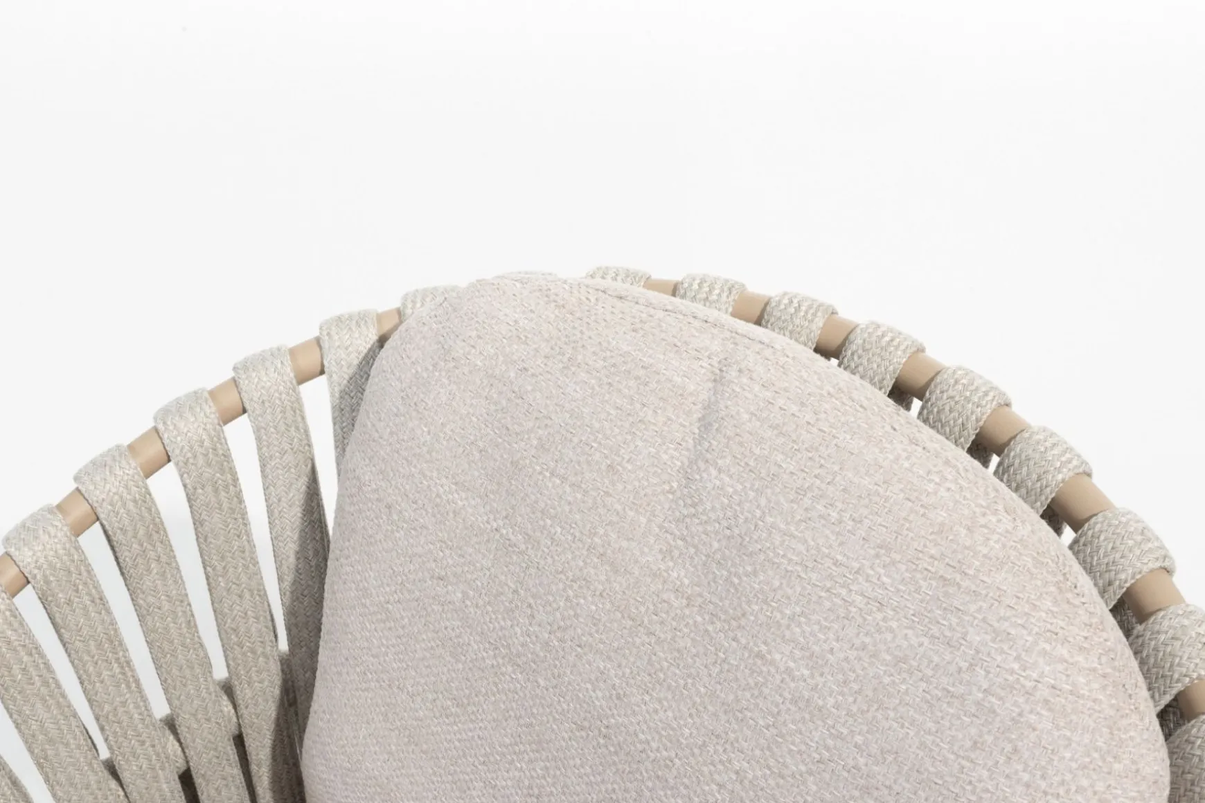 Taste Eva/Prado Deens ovale 6-persoons tuinset 240x105 cm. - Latte