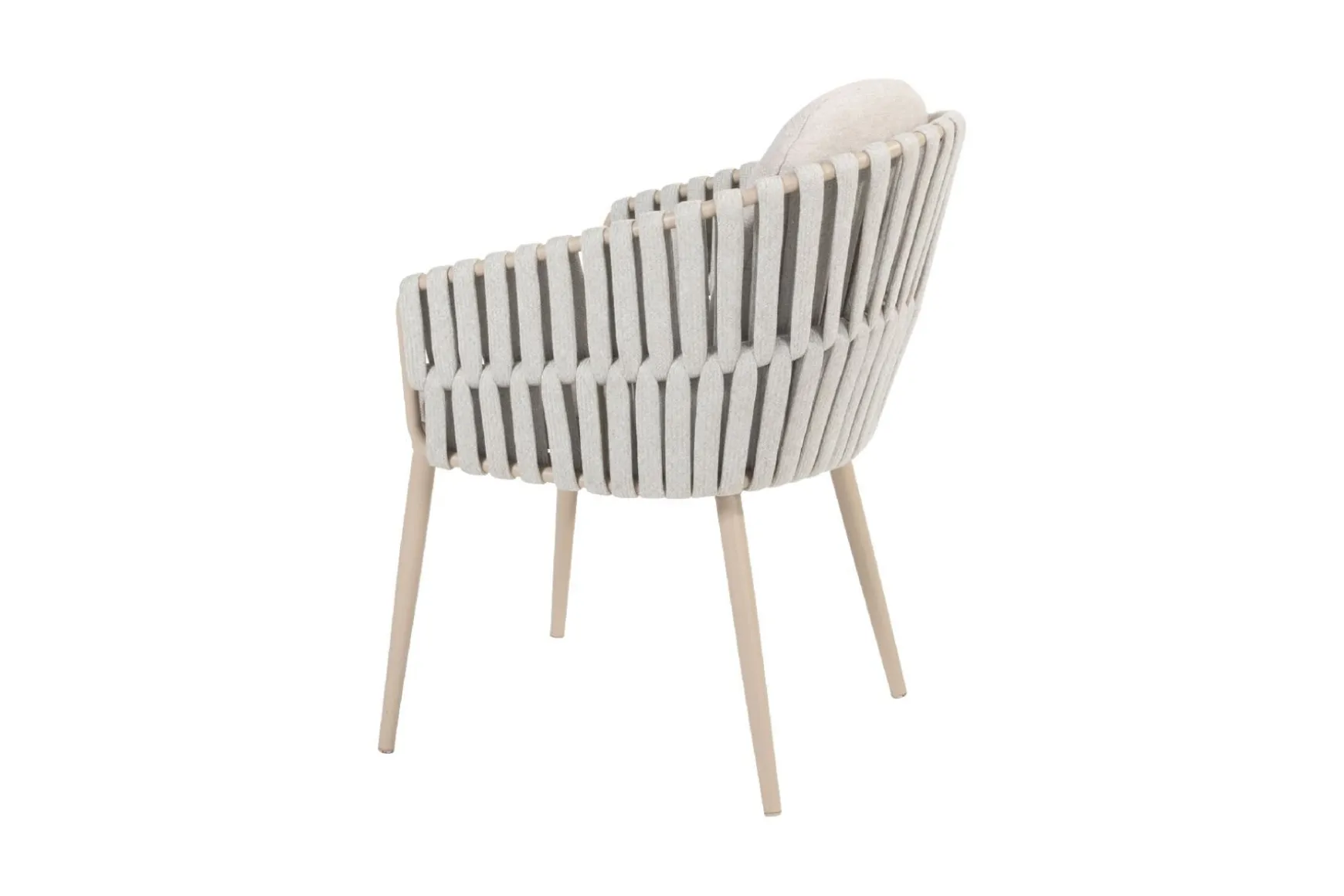 Taste Eva/Prado Deens ovale 6-persoons tuinset 240x105 cm. - Latte