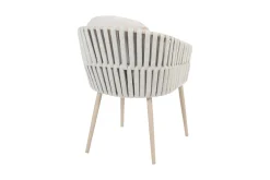 Taste Eva/Prado Deens ovale 6-persoons tuinset 240x105 cm. - Latte