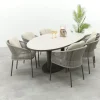 Taste Florence/Lecce organische tuinset voor 6 personen 240x120 cm. - Terre
