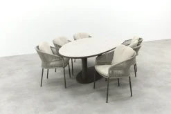 Taste Florence/Lecce organische tuinset voor 6 personen 240x120 cm. - Terre