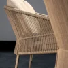 Taste Florence/Manolo 4-persoons Deens ovale tuinset 180x95 cm. - Latte