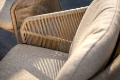 Taste Florence/Manolo 4-persoons Deens ovale tuinset 180x95 cm. - Latte