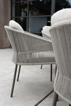 Taste Florence/Prado 4-persoons ronde dining tuinset Ø130 cm. - Terre