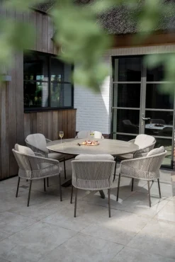 Taste Florence/Prado 6-persoons ronde dining tuinset Ø160 cm. - Terre