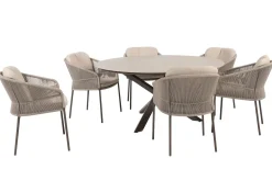 Taste Florence/Prado 6-persoons ronde dining tuinset Ø160 cm. - Terre