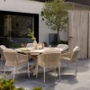 Taste Florence/Prado 6-persoons ronde dining tuinset Ø160 cm. - Latte