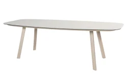 Taste Manolo Deens ovale tuintafel 240x103 cm. - Latte