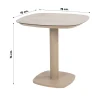 Taste Manolo dining tuintafel 75x75 cm. - Latte