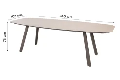 Taste Manolo tuintafel 240x103 cm. - Terre