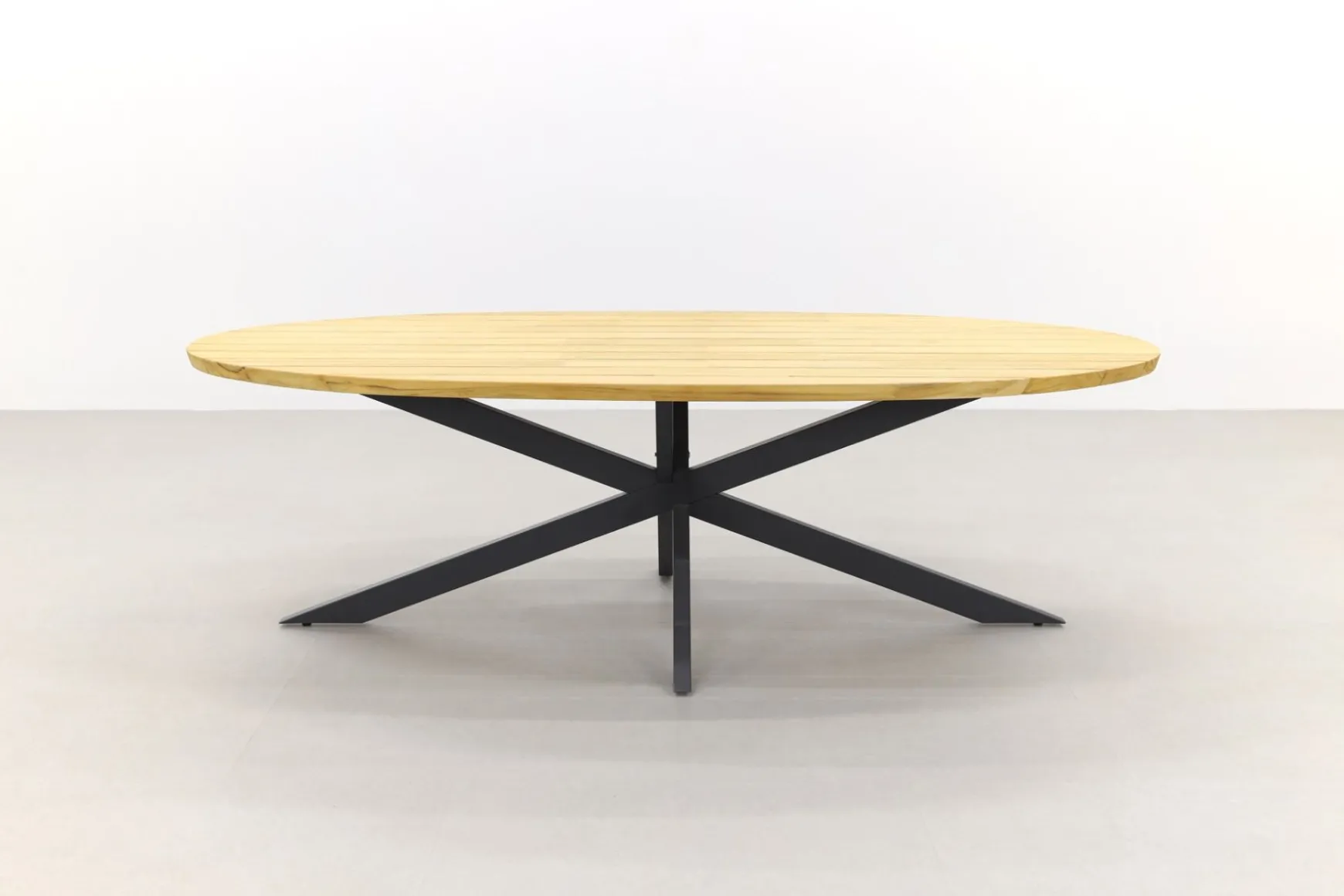 Taste Prado Ellips ovale tuintafel - 240x115 cm. - Antraciet