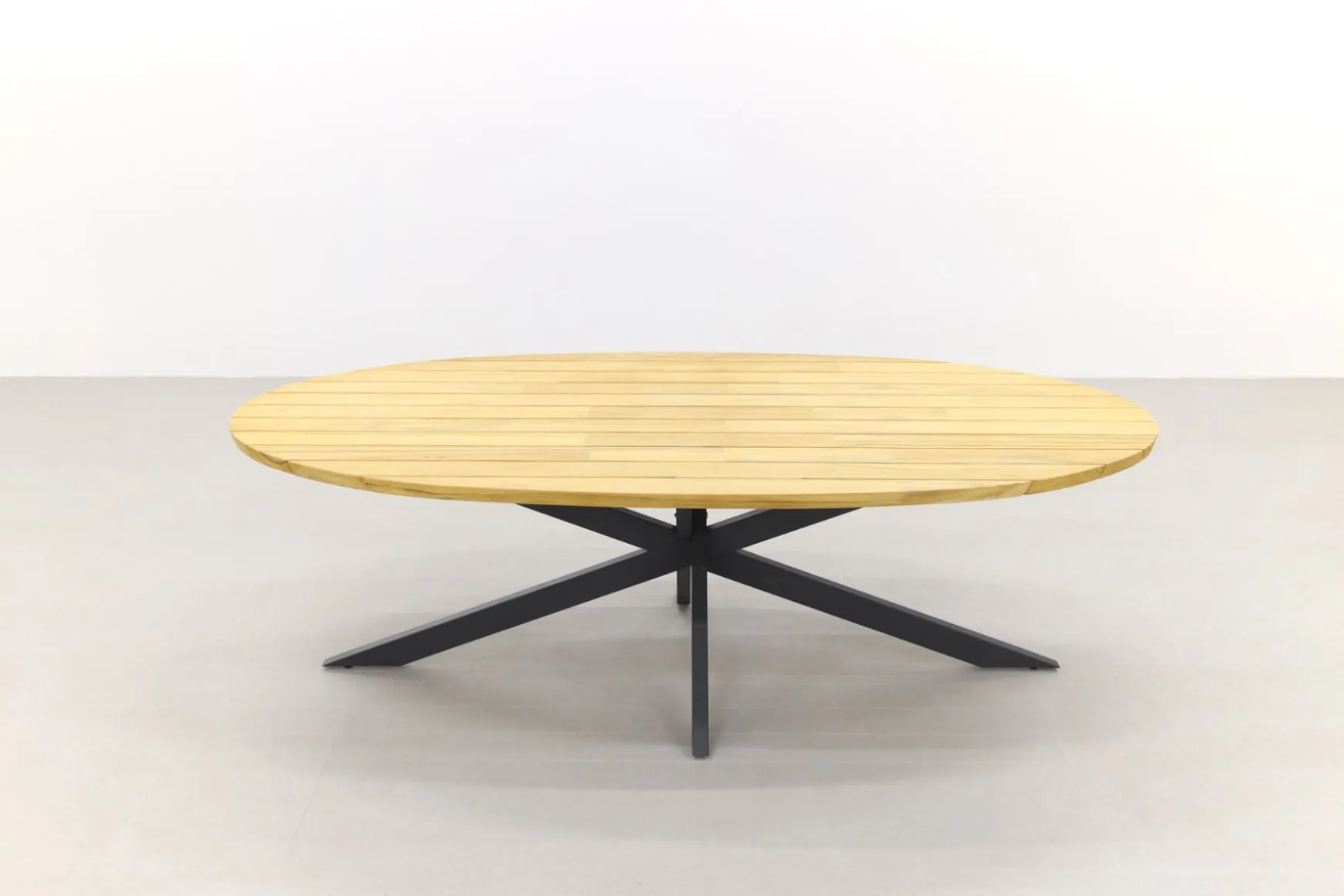 Taste Prado Ellips ovale tuintafel - 240x115 cm. - Antraciet