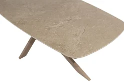 Taste Prado keramische Deens ovale tuintafel 240x105 cm. - Latte