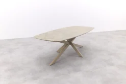 Taste Prado keramische Deens ovale tuintafel 240x105 cm. - Latte