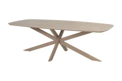 Taste Prado keramische Deens ovale tuintafel 240x105 cm. - Latte