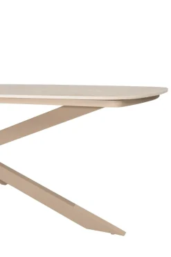 Taste Prado keramische Deens ovale tuintafel 240x105 cm. - Latte
