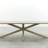 Taste Prado keramische Deens ovale tuintafel 300x110 cm. - Latte