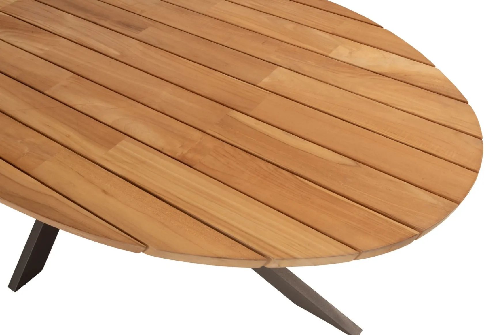 Taste Prado ovale tuintafel 240x115 cm - teak/terre