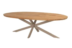 Taste Prado ovale tuintafel 240x115 cm - teak/latte