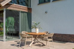 Taste Prado ronde tuintafel Ø130 cm. - latte