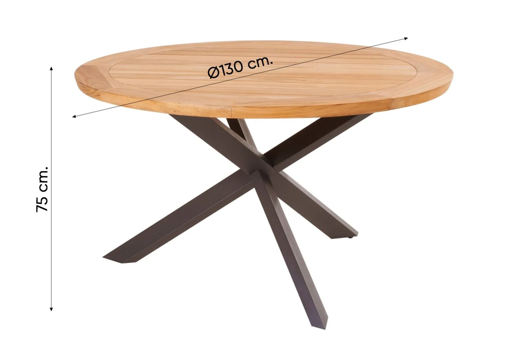 Taste Prado ronde tuintafel Ø130 cm - terre