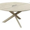 Taste Prado ronde tuintafel keramiek Ø160 cm. - Latte