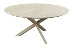 Taste Prado ronde tuintafel keramiek Ø160 cm. - Latte
