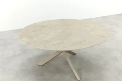 Taste Prado ronde tuintafel keramiek Ø160 cm. - Latte
