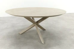 Taste Prado ronde tuintafel keramiek Ø160 cm. - Latte