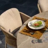 Taste Prado ronde tuintafel keramiek Ø130 cm. - Latte