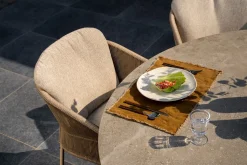 Taste Prado ronde tuintafel keramiek Ø130 cm. - Latte