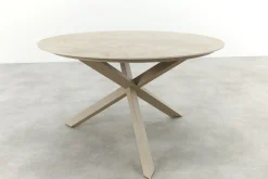 Taste Prado ronde tuintafel keramiek Ø130 cm. - Latte