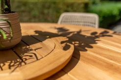 Taste Prado tuintafel - 160 cm. rond - latte