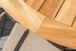 Taste Prado tuintafel - 160 cm. rond - latte