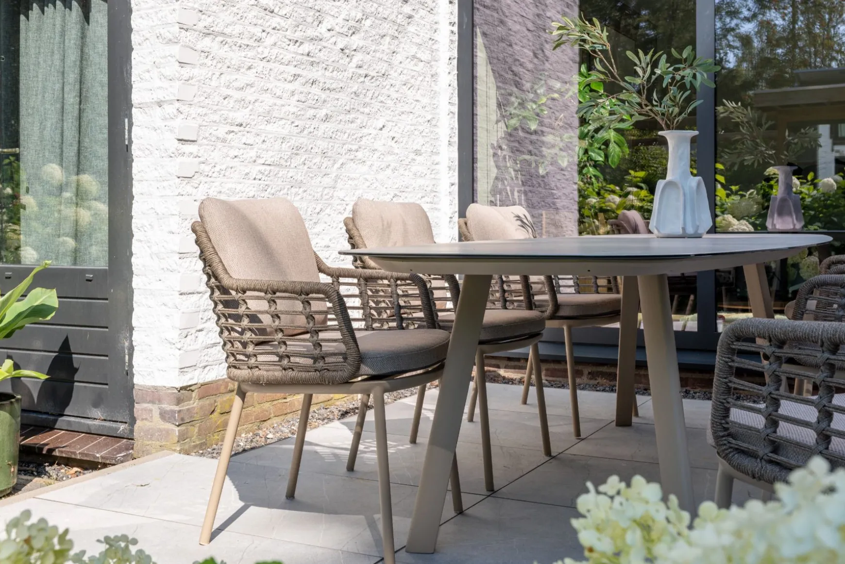Taste Puglia dining tuinstoel - Latte