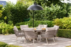 Taste Puglia/Donato low dining tuinset - Ø160 cm.