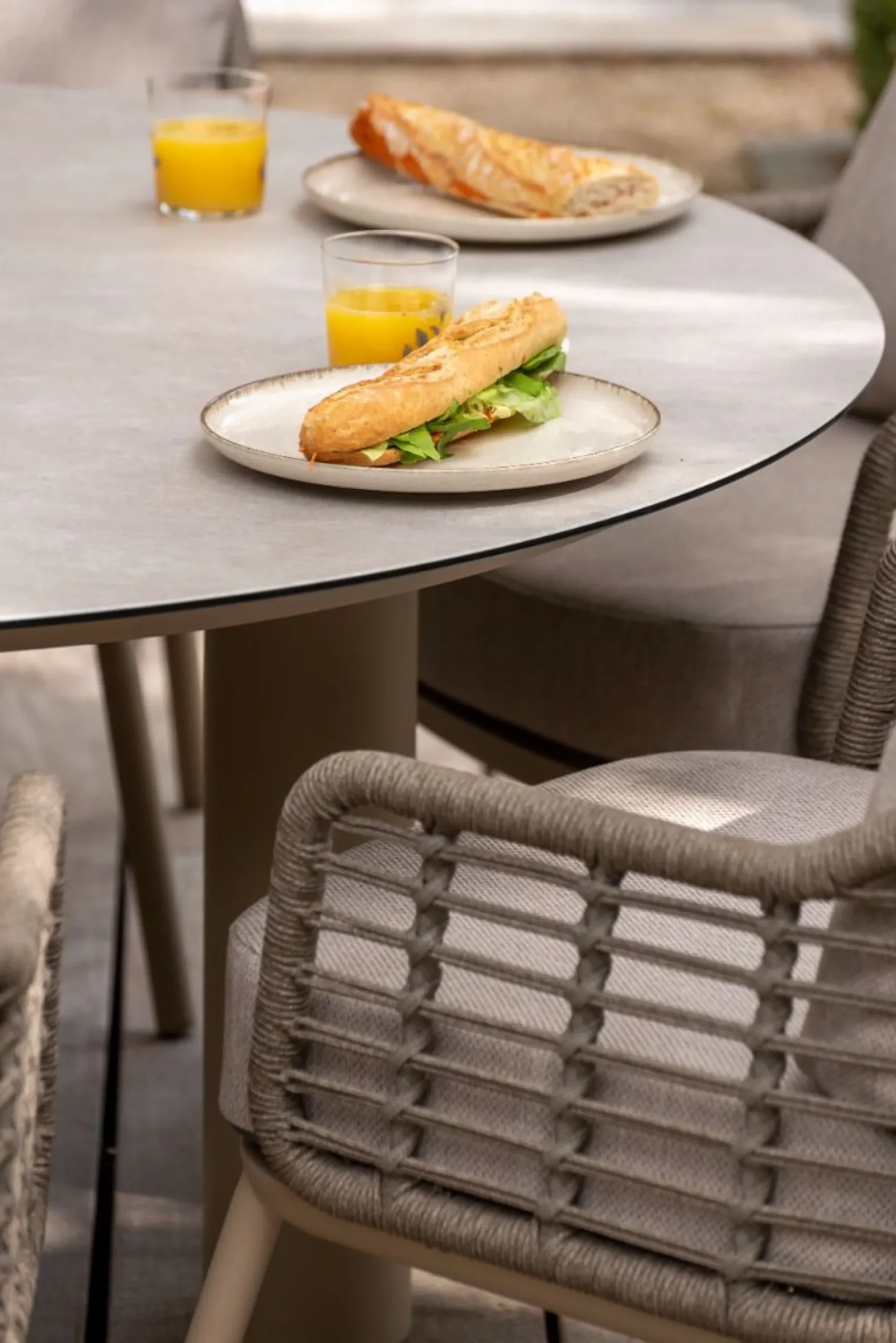Taste Puglia/Donato low dining tuinset - Ø160 cm.