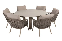 Taste Puglia/Donato low dining tuinset - Ø160 cm.