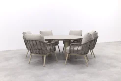Taste Puglia/Donato low dining tuinset - Ø160 cm.