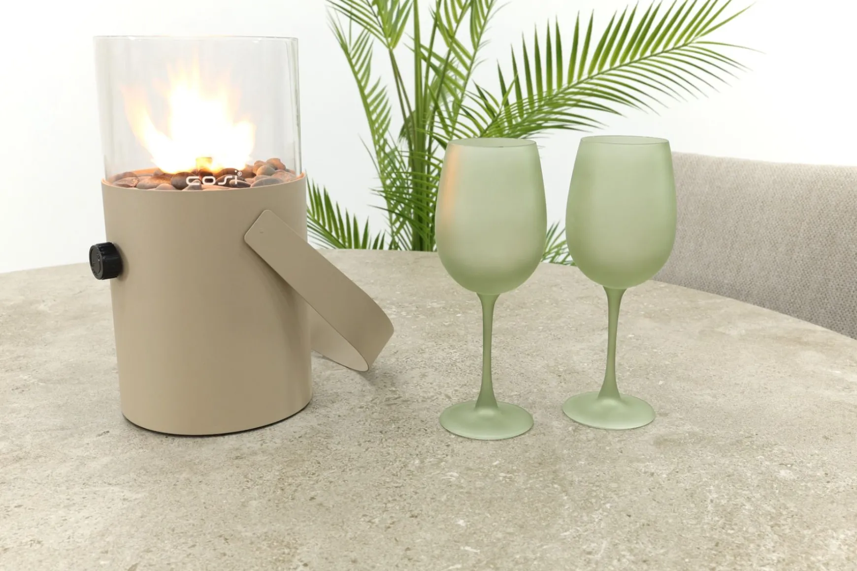 Taste Puglia/Prado 4-persoons ronde dining tuinset Ø130 cm. - Terre