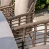 Taste Puglia/Prado 4-persoons ronde dining tuinset Ø130 cm. - Teak/Latte