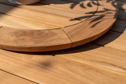 Taste Puglia/Prado 4-persoons ronde dining tuinset Ø130 cm. - Teak/Latte