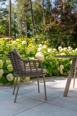Taste Puglia/Prado 6-persoons ronde dining tuinset Ø160 cm. - Teak/Latte